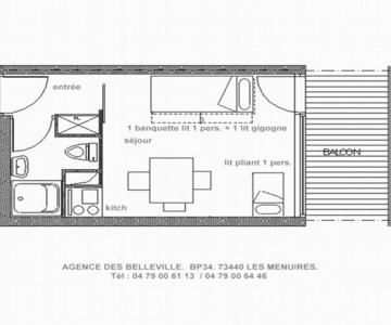 Résidence Dorons - Studio Pour 2 Personnes 414