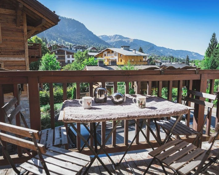 Pleasant 6p/2br Mountain Apartment - Megeve City Center