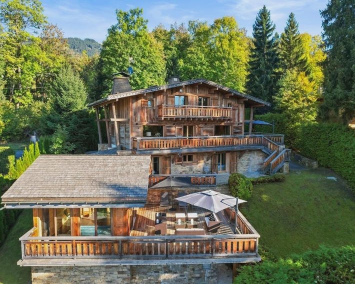 Chalet Ysalpe - Vue montagne hammam sauna jacuzzi et salle cinéma