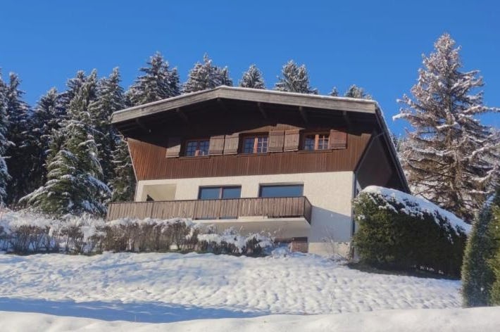 Chalet familial à Megève, vue sur le village