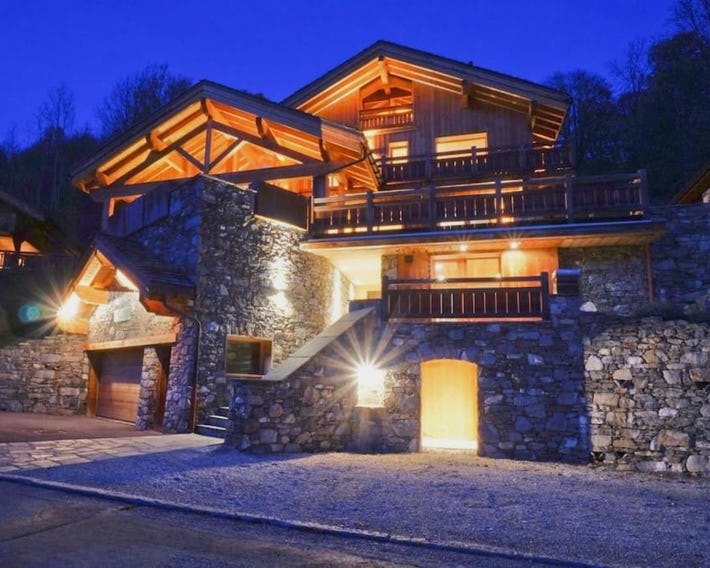 Chalet Kalliste spacieux Meribel 5 min des pistes avec Spa