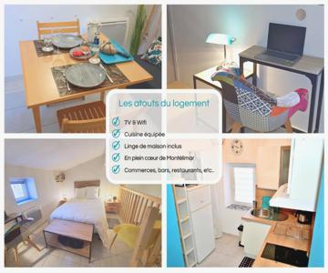 g Le cocon Montilien - Confortable T2 avec Wifi