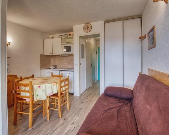 Appartement ski aux pieds pour 5 personnes, balcon, Morillon 1100