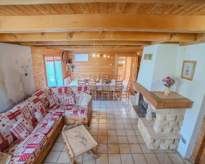 Morillon village Chalet 10 pers 4 ch vue montagne proche centre village et télécabine accessible en 