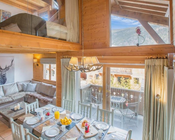 Chalet Muguet Gauche with Hot Tub Sleeps 10 Central Morzine