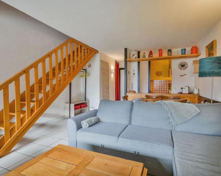 Duplex spacieux, 6 pers., balcon sud, proche centre et remontées mécaniques, Morzine - FR-1-684-28