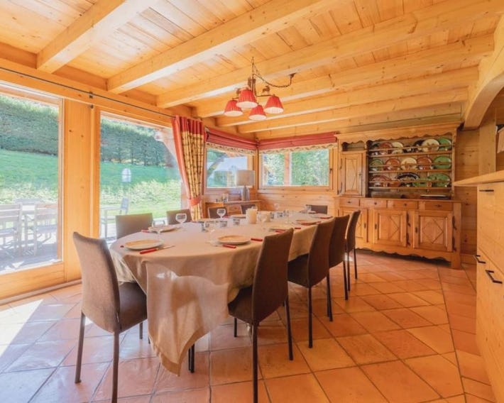 Véroce Chalet Calme 10PAX Cheminee Vue