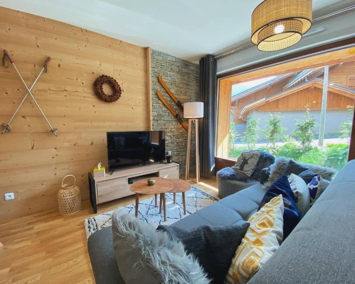 Charmant T3 Neuf, Skibus Gratuit, Terrasse, 2 Places Privées, WIFI - Samoëns