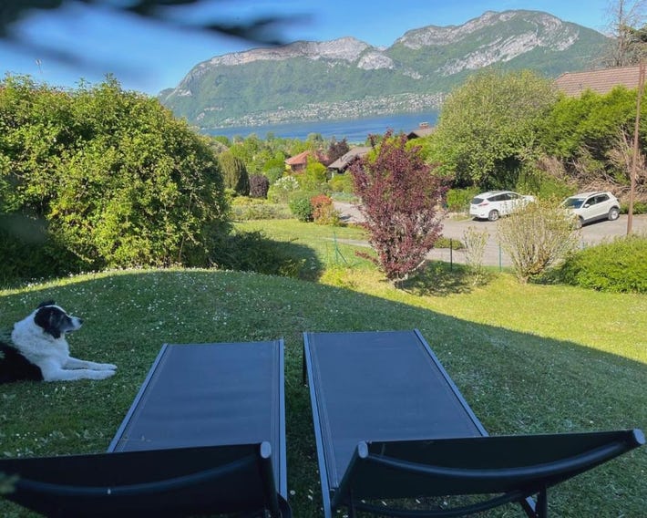 Appartement Sevrier terrasse et jardin