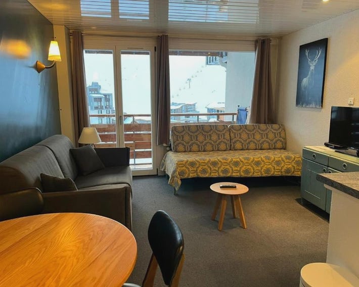 Studio sud/ouest à Tignes avec accès ski et wifi - FR-1-449-73