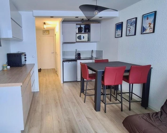 Tignes - Appartement 2 pièces cabine, 6 pers, vue sur montagne - FR-1-449-193