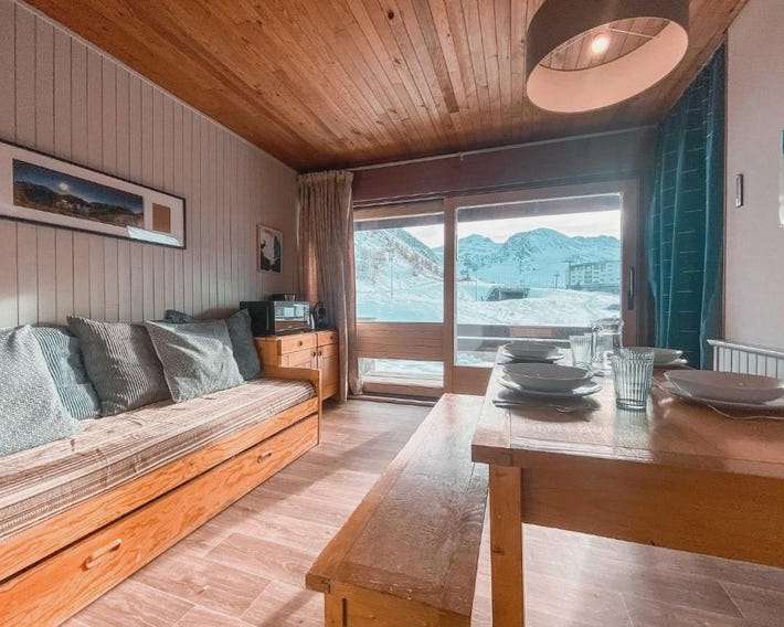Résidence La Grande Casse - Spacieux studio de 30 m² avec vue directe sur les pistes du Lavachet. MA