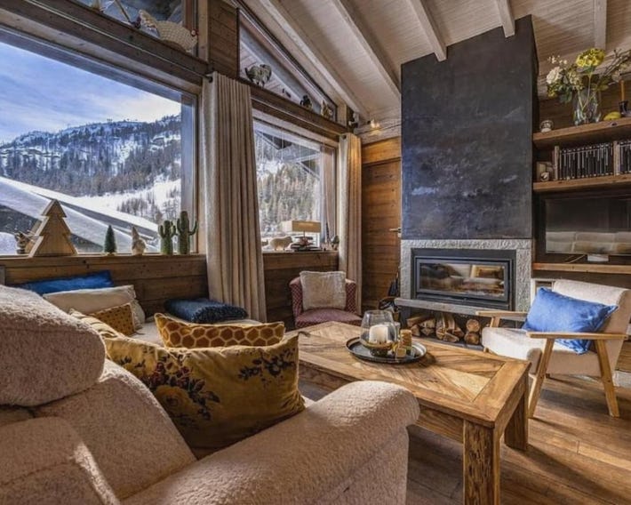 Apartment - fireplace & terrace - 2 min to slopes