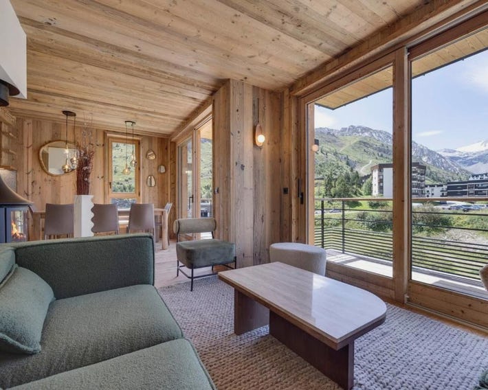Appartement neuf au Lavachet près des pistes, 4 chambres pour 8 personnes - FR-1-641-123