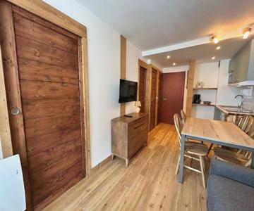 Studio cabine rénové 4 pers au pied des pistes avec balcon - Tignes Val Claret - FR-1-502-578