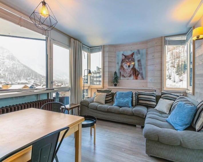 Appartement lumineux 46m² avec Wifi, animaux admis, pour 6 personnes à Val-d'Isère
