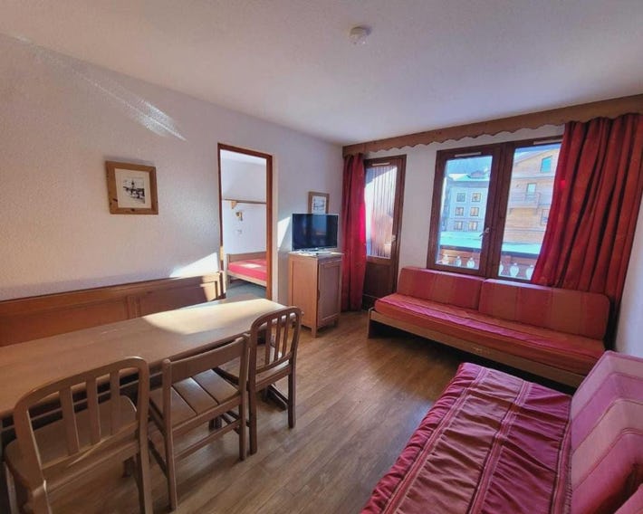 Val d'Isère - Appartement 3 pièces, 6 pers, animaux admis - FR-1-411-1021