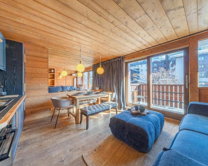 Appartement confortable pour 6 au centre de Val-d'Isère avec Wifi - FR-1-694-443