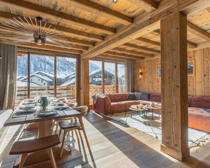 Luxueux appartement 5 pièces avec balcons et vues, proche pistes