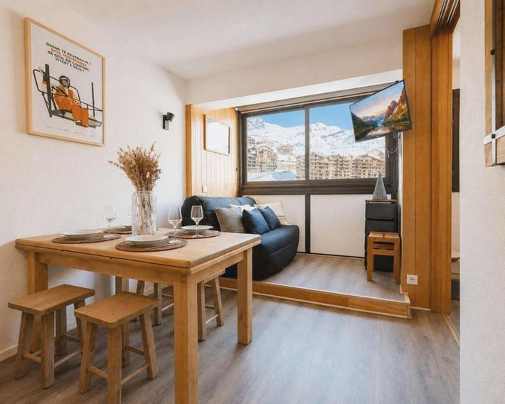 Appartement cosy 4 pers, départ ski aux pieds - FR-1-545-50