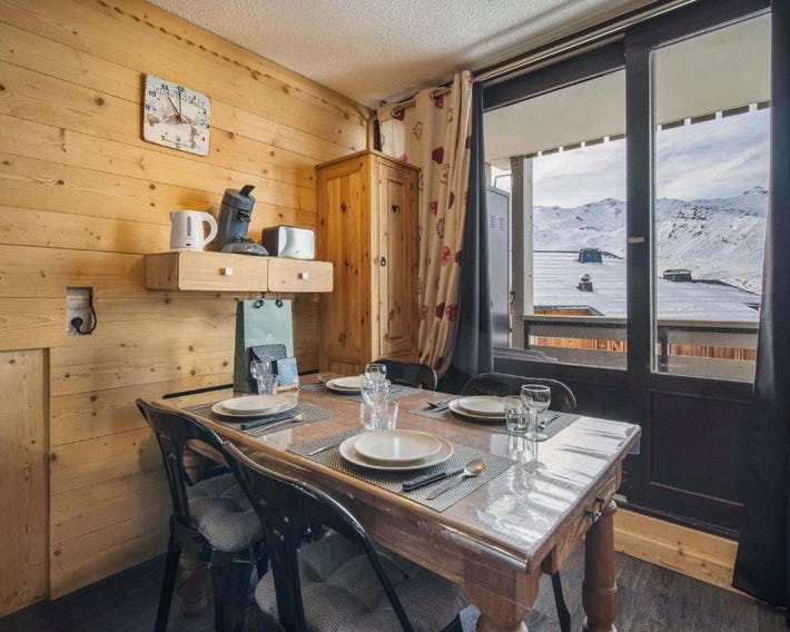 Appartement ski aux pieds à Val Thorens avec WIFI