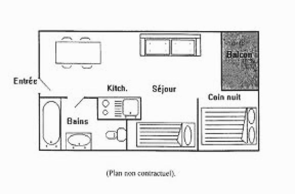 Résidence Cimes De Caron - Studio Pour 4 Personnes 75