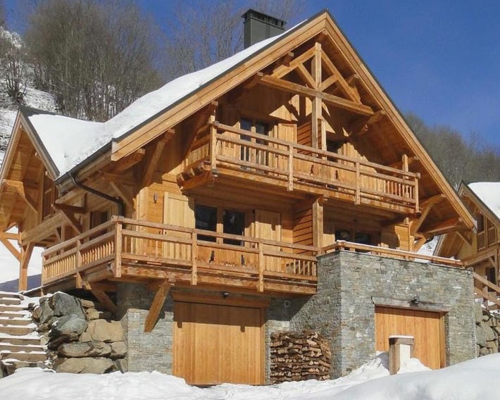 Chalet Skidh - 10 personnes - emplacement idéal au centre de Vaujany