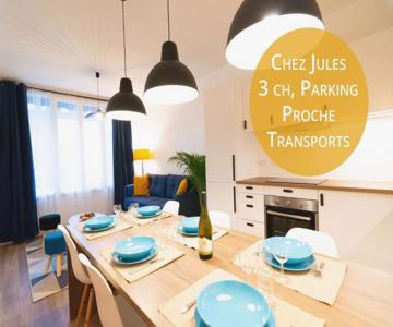 Chez Jules - Tram, Bus, 8 Pers., 3ch, Wifi