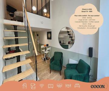 Suite Titouan - Appartement 2 personnes - Check in h24 & Wifi
