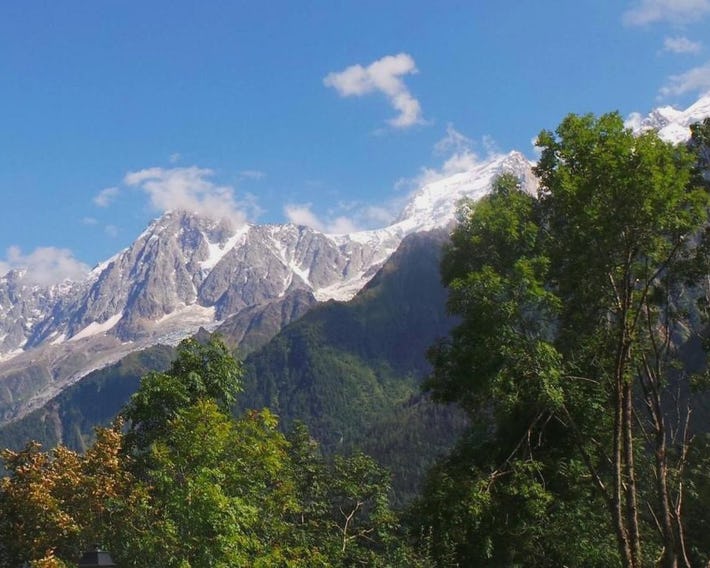 Spacious and stylish flat at the foot of the Mont-Blanc ideal for ski in ski out