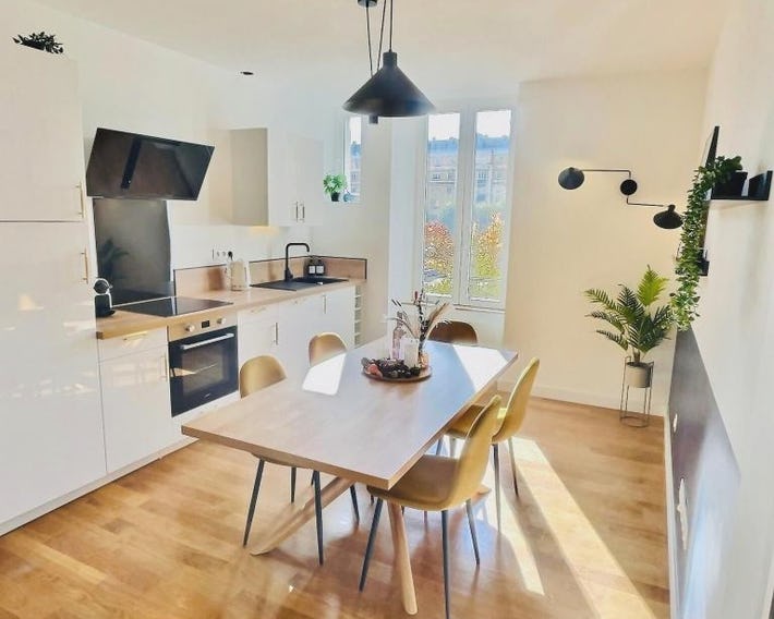 201 - L'Echappée Belfortaine avec 2 chambres, parking, proche centre