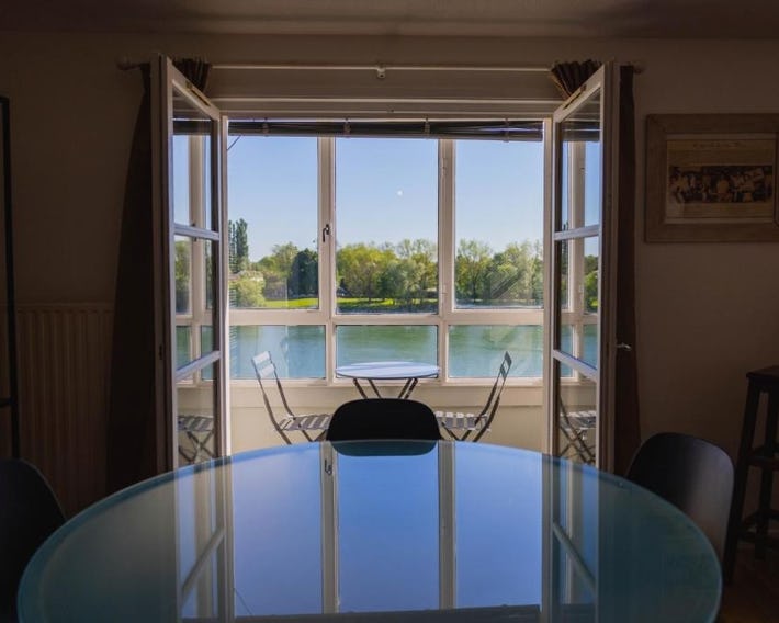 Appartement Quai Saône - Balcon vue Saône