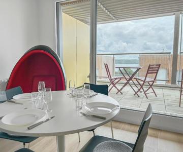 T2 Lumineux - Proche Plage & Technopôle - Parking Privé, Bureau & Wifi Rapide