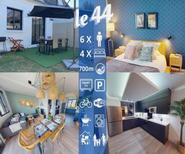 Le 44 - Maison familiale - Grand confort - 700m Plages
