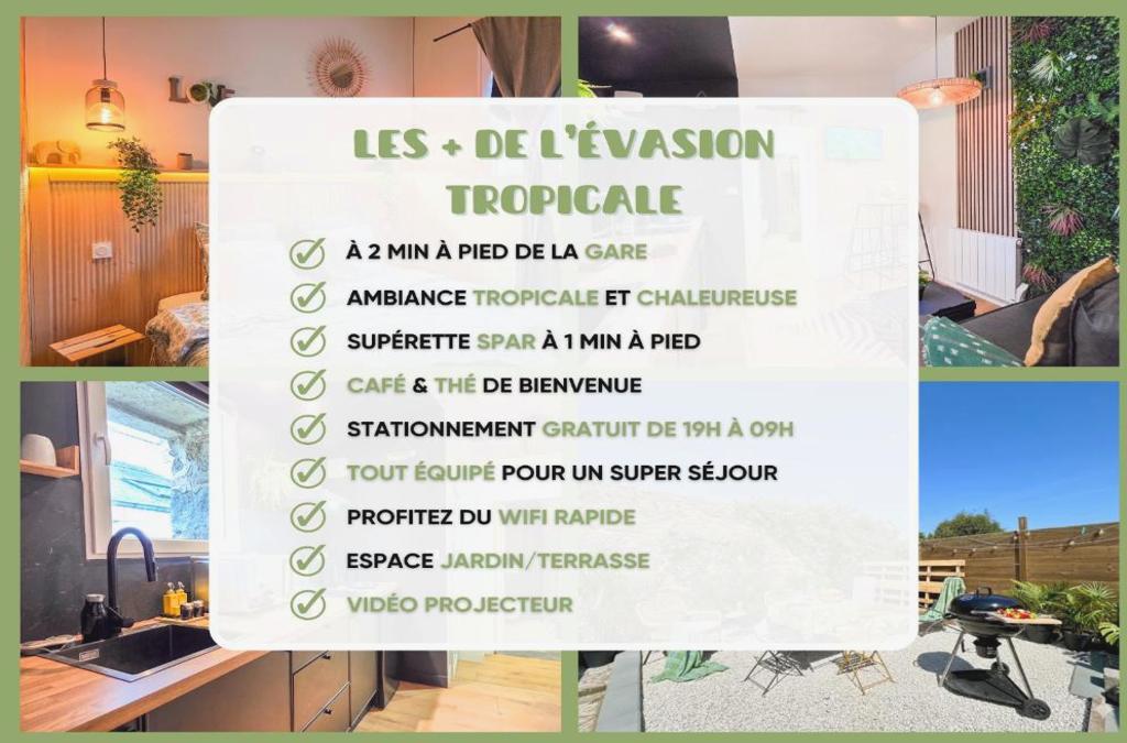 L'Evasion Tropicale, Queen Size, Jardin & Gare