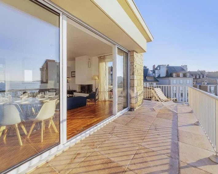 Albatros, grand duplex, 4 chambres, vue mer