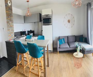 Appartement cosy avec vue mer et parking Bastia