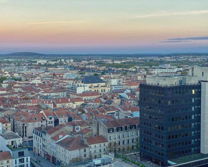 Le Panoramik Nancy gare, option parking, balcon climatiseur