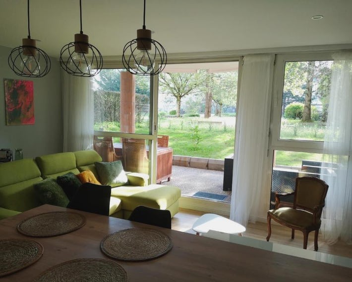 Bel Appartement avec jardin privé au calme