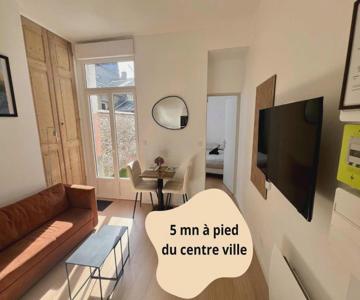 Appartement en rez de chaussée avec extérieur