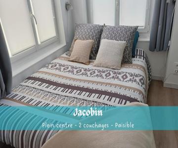 Jacobin-centre ville-paisible-2 couchages