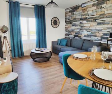 Superbe apt cosy à 500m de la plage pour 4 pers