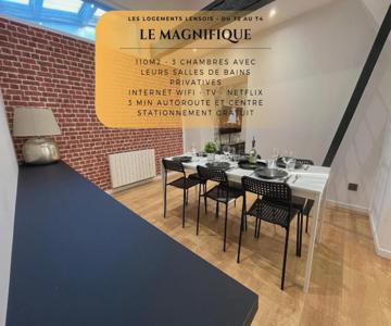 Les 3 Suites - 6 Personnes - 3 Chambres Avec Sdb Privatives