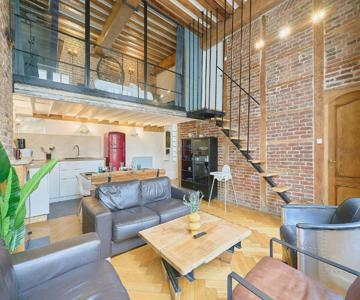 Duplex d'architecte avec 3 chambres
