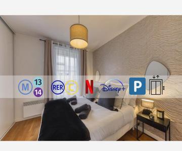 Metro - Ascenseur - Parking - Wifi - 4 pers - Easy Check IN
