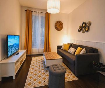Appartement 2 pieces cosy proche Paris et metro wifi rapide arrivee autonome