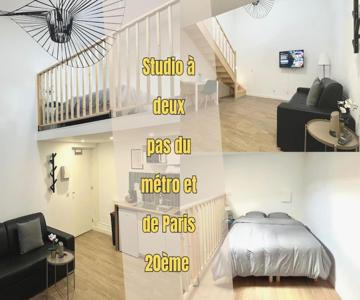731 Joli Studio Mezzanine Proche Du Métro L9