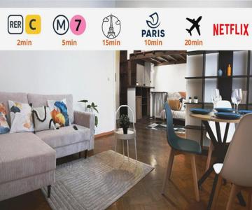 Appartement cosy à 10 min de Paris