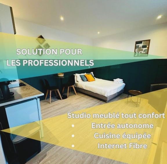 BtoBed - Location Professionnelle - 2 Studios Confort - Proche Parc des Expos et Stade de France