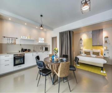 Modern and eclectic 3BD duplex in Le Marais!